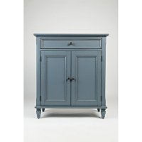 Cornflower Blue 2 Door and 1 Drawer Accent Cabinet - Avignon