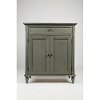 Storm Gray 2 Door and 1 Drawer Accent Cabinet - Avignon