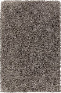 5 x 8 Medium Contemporary Gray Shag Rug - Elisha