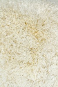 5 x 8 Medium Contemporary White Shag Rug - Naya-3