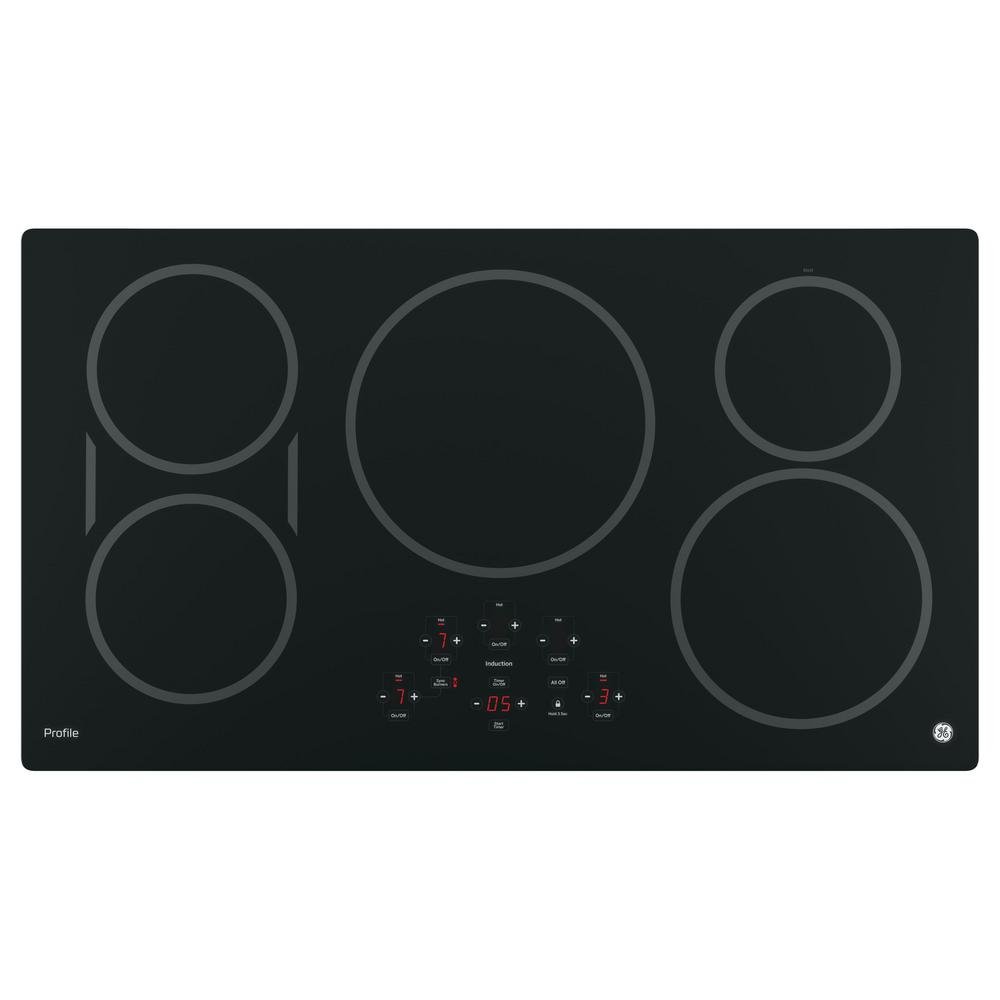 PHP9036DJBB GE Profile 36 Inch Induction Cooktop - Black-1