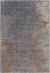 5 x 8 Medium Contemporary Gray, Brown and Blue Rug - Rupec
