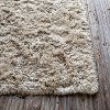 5 x 8 Medium Contemporary Beige Shag Rug - Naya-2