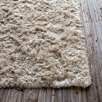 5 x 8 Medium Contemporary Beige Shag Rug - Naya-2