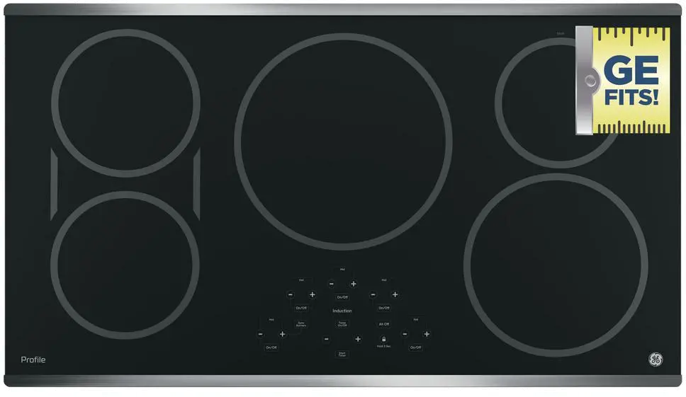 PHP9036SJSS GE Profile 36 Inch Induction Cooktop - Stainless Steel-1