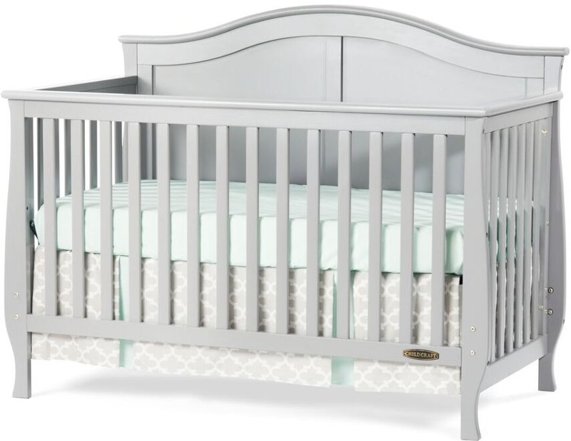 Cool Gray 4 In 1 Convertible Crib Camden Rc Willey Furniture Store