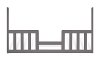 F09534.87 Cool Gray Toddler Guard Rail - Parisian