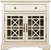 Clearance Antique Cream 2 Door and 1 Drawer Accent Chest
