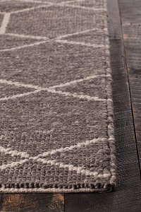 5 x 8 Medium Contemporary Gray Area Rug - Slone-2