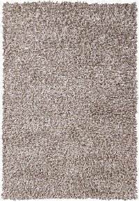 8 x 11 Large Contemporary Silver Shag Rug - Zara