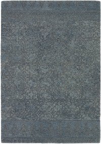 8 x 11 Large Blue-Gray Contemporary Area Rug - Berlow