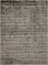 5 x 8 Medium Contemporary Taupe Shag Rug - Savona