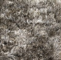 5 x 8 Medium Contemporary Taupe Shag Rug - Savona-3