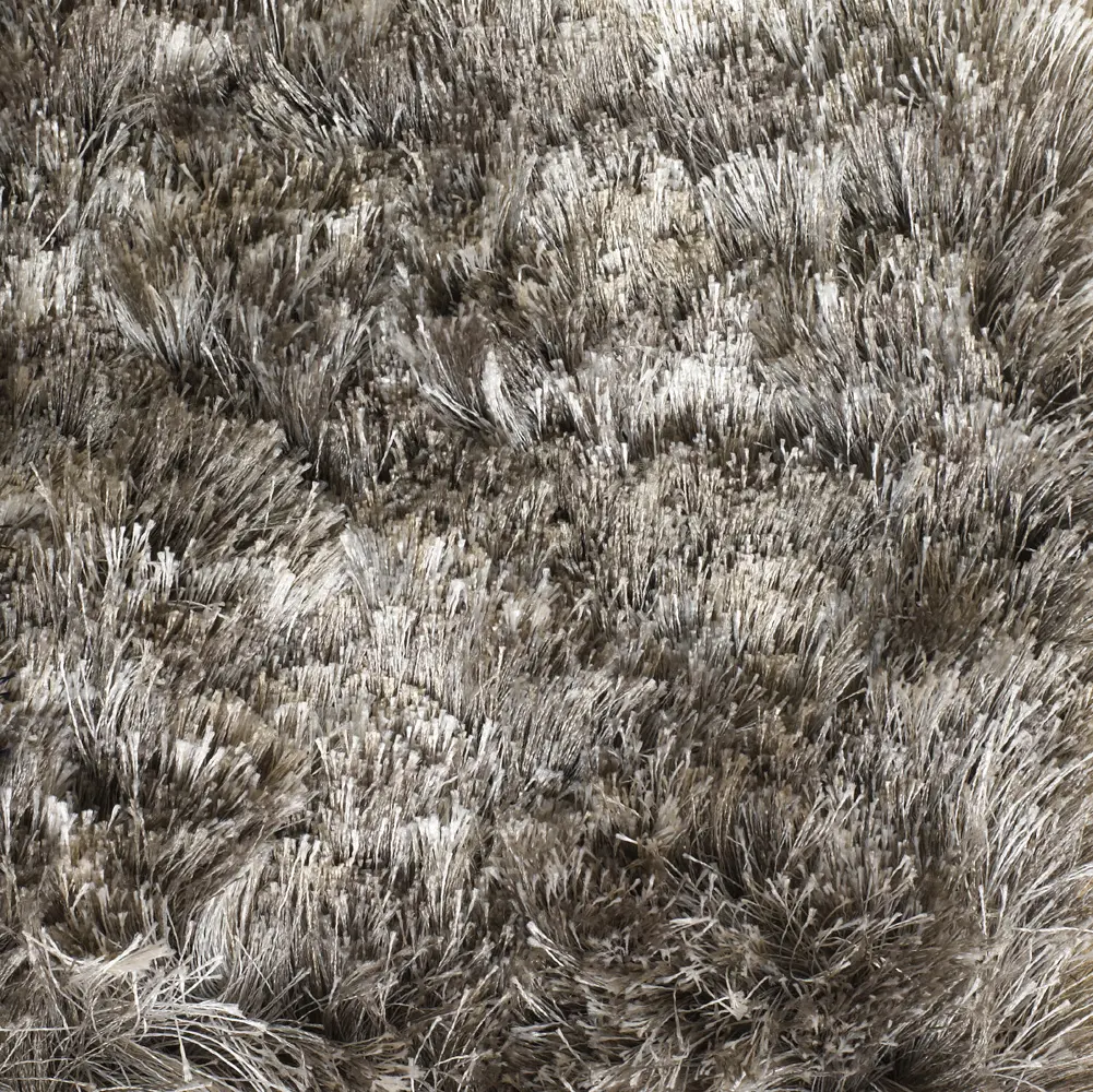 8 x 11 Large Contemporary Taupe Shag Rug - Savona-3