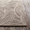 5 x 8 Medium Contemporary Taupe and Beige Area Rug - Penelope-2