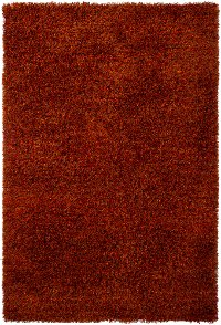 5 x 8 Medium Contemporary Red-Orange Area Rug - Mai