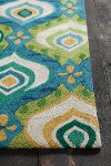 8 x 11 Large Green Indoor-Outdoor Rug - Terra