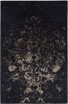 5 x 8 Medium Contemporary Charcoal Gray Area Rug - Veleno