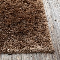 5 x 8 Medium Contemporary Brown Shag Rug - Naya-2