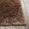8 x 11 Large Contemporary Brown Shag Rug - Naya-2