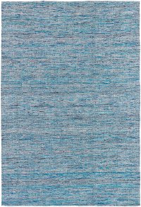 5 x 8 Medium Dhurrie Blue Rug - Shenaz
