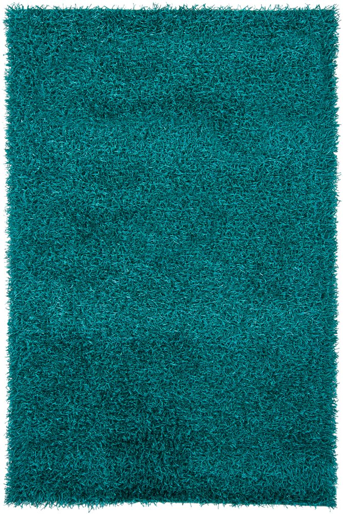 5 x 8 Medium Contemporary Blue Shag Rug - Zara-1