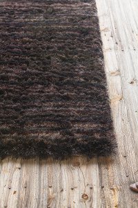 8 x 11 Large Contemporary Brown Shag Rug - Savona-2