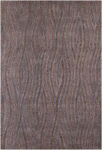 5 x 8 Medium Contemporary Brown and Gray Area Rug - Penelope