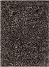 8 x 11 Large Contemporary Black and Beige Area Rug - Tulip