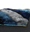 8 x 11 Large Contemporary Gray and Navy Blue Rug - Flemish-2