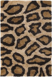 8 x 11 Large Cheetah Print Tan Area Rug - Amazon