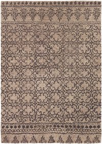 5 x 8 Medium Tan Contemporary Area Rug - Berlow