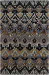 8 x 11 Large Contemporary Gray, Taupe and Gold Area Rug - Rupec