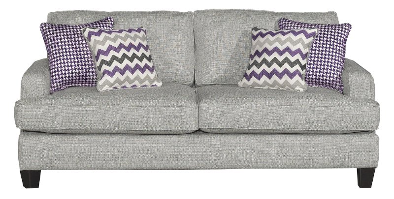 Gray Casual Contemporary Sofa Brighton Rc Willey Furniture Store