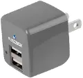 2.4A USB/AC Adapter Wall Charger - Multicolor