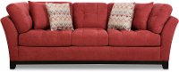Casual Contemporary Red Sofa - Loxley