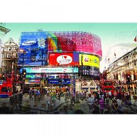 Bright Lights of the Big City Canvas Wall Art