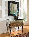 Mirrored 2 Drawer Console Table-1