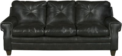 Classic Contemporary Dark Brown Sofa - Lucky