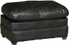 Classic Contemporary Dark Brown Ottoman - Lucky