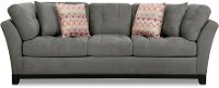 Casual Contemporary Charcoal Gray Sofa - Loxley