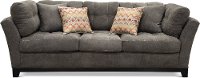 Casual Contemporary Charcoal Gray Sofa - Loxley-2