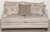 Milan Mushroom Brown Upholstered Traditional Loveseat