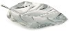 Clearance 23 Inch Polished Stainless Steel Basil Leaf