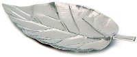 20 Inch Polished Stainless Steel Basil Leaf
