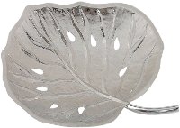 15 Inch Polished Stainless Steel Foglia Leaf