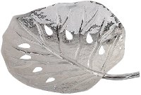 13 Inch Polished Stainless Steel Foglia Leaf