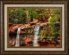 Clearance Cascades Tumbling-Emerald Pools Framed Wall Art