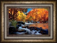 River of Gold Framed Wall Art