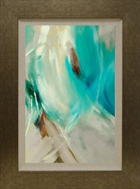 Multi-Color Bella Panel B Framed Wall Art